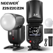 NEEWER Z2S Z2C Z2N Z2F TTL Round Head Flash Speedlite for Canon Nikon Sony Fuji