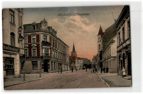 Opladen cölnerstraße - ak,