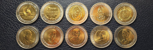 Thailand pcs coins - 5,