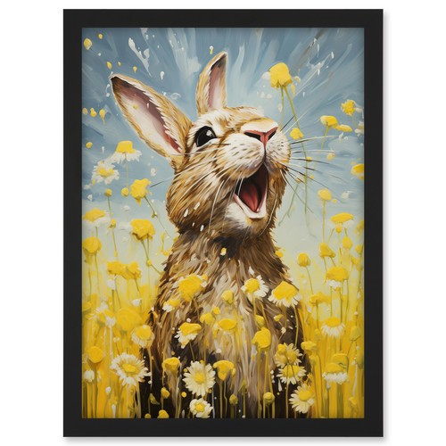 Der glückliche hase kaninchen - der,