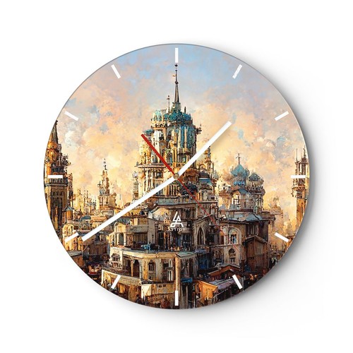 Modern wanduhr 40x40cm analog - modern,