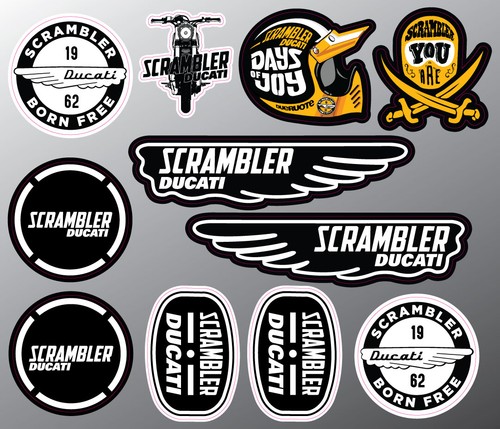 Motorrad sticker aufkleber - sticker,