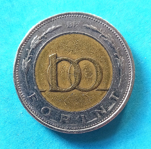 100 forint münze ungarn - 100,