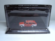 Mercedes-Benz W 123 Feuerwehr rot ca. 6 cm PKW Modellauto in OVP