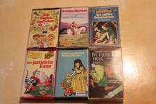 Musikkassetten Konvolut Kinder Gestiefelter Kater, Schneewittchen