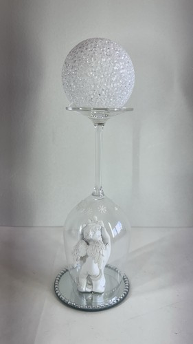 Deko glasleuchter mit engel - engel, &