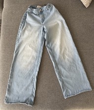 Only Jeans Gr 158 Hellblau Wide Leg Mädchen