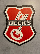 Bierdeckel Coaster Becks  #1024#