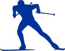 Autoaufkleber Ski  031