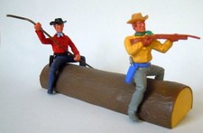 TIMPO TOYS  /  2  COWBOYS  AUF