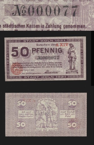 Cöln köln 50 pfennig - /,
