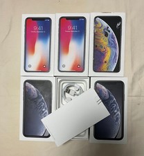 iPhone X / XS / XR OVP Verpackung- MIT INHALT - 64 128 256 GB - Alle Farben