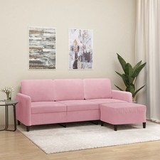 Sofa 3-Sitzer Hocker