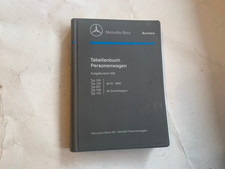 Tabellenbuch Mercedes Benz W124,126,201,129,140