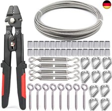 Drahtseil Crimpzange Set