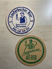 2 alte Bierdeckel Ehnle Lauterbacher (+2009), 1x Impr. VITUS HERB