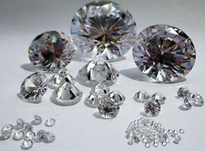 Cubic zirkonia 25 mm - zirkonia,, 4,25