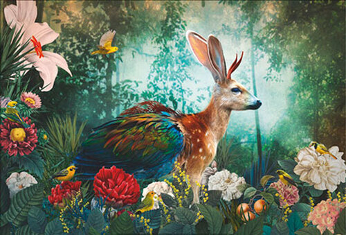 Puzzle jackalope - puzzle, (1000