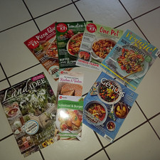 Acht-Zeitschriften-Lust auf Genuss,Familie ich-Books,Veggie,Land Idee gebraucht