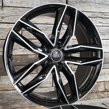 20 Zoll Felgen DM05 für Audi Q8 Q7 4L 4M Q5 FY FYT A8 F8 A7 4KA Schwarz Poliert