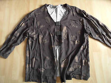 ABSOLUT by ZEBRA Lagenlook schöne Jerseyjacke braun bronze EG TOP HMI715