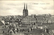 Quimper Vue generaleEvèche