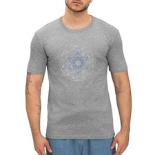 Metatrons Würfel Blume des Lebens Heilige Geometrie Männer Slim Fit T-Shirt