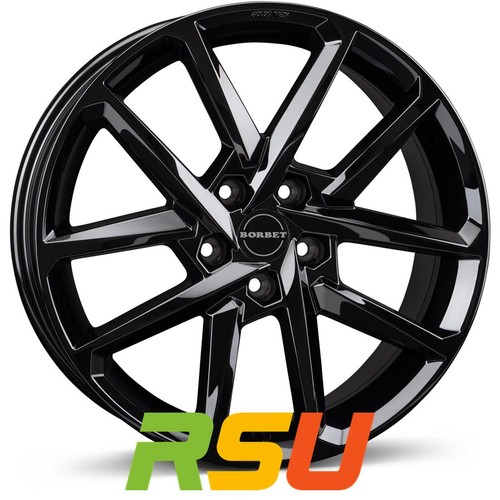 Borbet black glossy 5x18 - borbet,