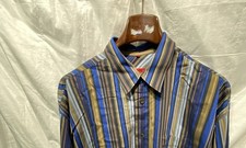 Gr. XXL Signum Herren Designerhemd Langarm Stylisch Sportlich Streifen