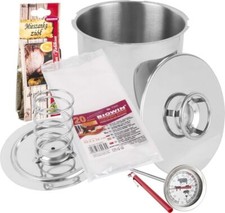 Kochschinkenform 3kg Set - Schinkenkocher, Edelstahl, Schinkenfee,