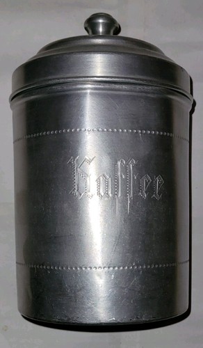 Kaffeedose aus aluminium vor - kaffeedose,
