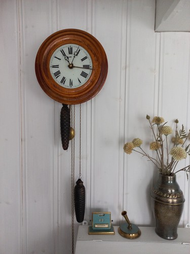 Schottenuhr rundrahmen mit - im,
