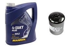 Motoröl Ölfilter KN148 Set 10W40 4 Liter für Yamaha FJR 1300 A FJR1300 AS