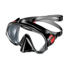 Atomic Frameless in schwarz-schwarz - Tauchmaske