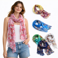 Blumen Tuch Loop Schal