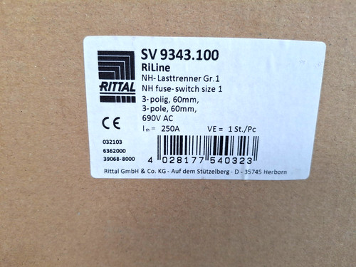 Rittal riline lasttrenner - riline, nh-lasttrenner