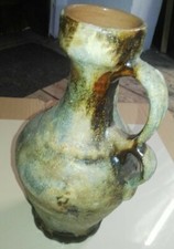 Neu! Schöner großer Tonkrug, Vase, Töpferware Antik Optik, Kunstwerk