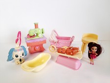 Vintage Simba Kinderwagen, Barbie Mini, Little Pony,  Born Baby, Sanrio Anhänger