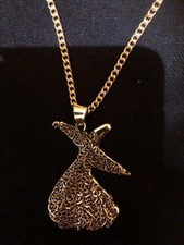 Derwisch Halskette, Mevlana Halskette, Kupfer, 6cm, Ägyptische Handarbeit