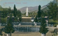 Ansichtskarte Bad Kreuznach Roseninsel Trinkhalle 1915 (Nr.9156)