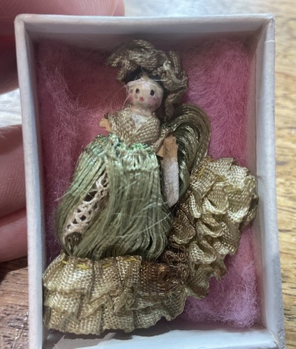 Seltene antike miniatur - miniatur, holz