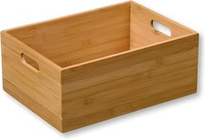 Kesper 57402 | Aufbewahrungsbox,Bambus 33 x 24 x 13,5 cm Farbe natur