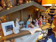 Original HUTSCHENREUTHER Weihnachts Krippe mit 11 Figuren OVP Komplett Top 