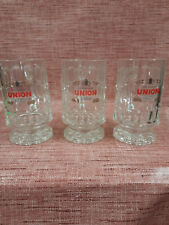 Union Bier Krug 3x Krug 0,4 l Seidel