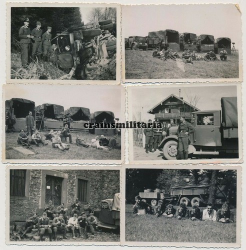 Orig foto soldaten mit - 6x,