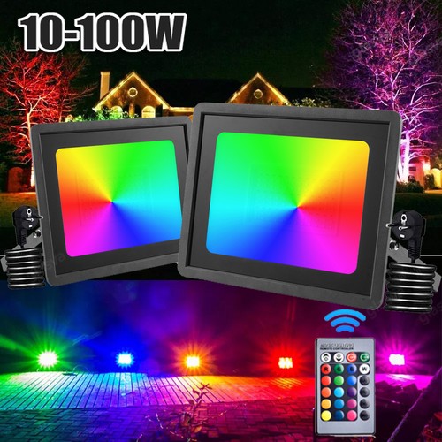 Rgb led fluter außen strahler - rgb,