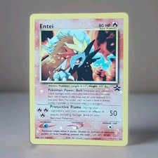 Entei Reverse Holo Black Star Promo Pokemon Karte Englisch WP34