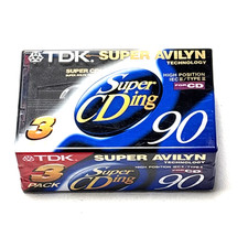 3x TDK Super CDing 90 IEC 2