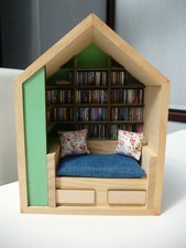 Puppenmöbel Holz Bücherhaus