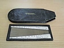 ANTIKES GLAS DIFFERENTIAL LEINENPRÜFER FADENZÄHLER 